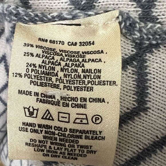 Anthropologie Moth Galena Cowl Neck Alpaca Blend Grey Sweater Size XS - Picture 7 of 8